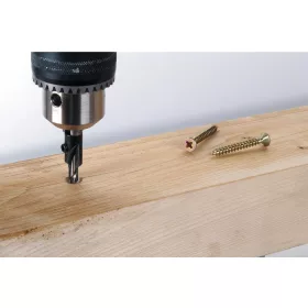 Wolfcraft előfúró süllyesztővel 3.2-12mm 45°