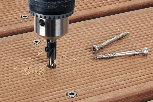 Wolfcraft előfúró süllyesztővel 3.2-12mm 45°