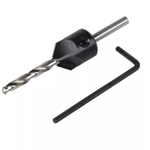 Wolfcraft előfúró süllyesztővel 3.2-12mm 45°