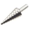 Wolfcraft lépcsős lemezfúró HSS, 3 vágóél S=8mm Ø4-20mm