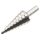 Wolfcraft lépcsős lemezfúró HSS, 3 vágóél S=8mm Ø4-20mm