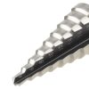 Wolfcraft lépcsős lemezfúró HSS, 3 vágóél S=8mm Ø4-20mm