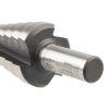 Wolfcraft lépcsős lemezfúró HSS, 3 vágóél S=8mm Ø4-20mm