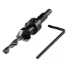 Wolfcraft előfúró süllyesztővel teraszlapcsavarhoz, hatszögszárú, 4.5-12mm 45°