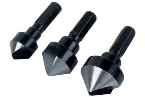 Wolfcraft 3db süllyesztő WS 12,16,19 mm, hatszögszárú