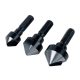 Wolfcraft 3db süllyesztő WS 12,16,19 mm, hatszögszárú