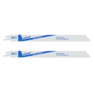 Wolfcraft szablyafűrészlap BiM 210/230mm d=4.2mm 2db