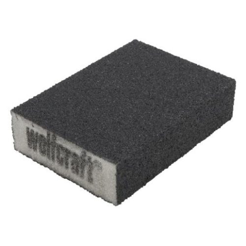 Wolfcraft habgumi csiszolótuskó SiC K40,80 100x70x25mm