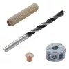 Wolfcraft 8mm fatipli készlet jelölővel, fúróval, mélységállítóval