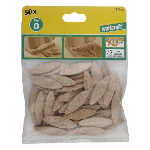 Wolfcraft összekötő lemezke 53x19x4mm 50db
