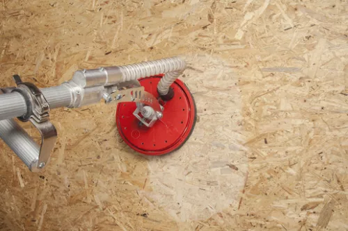 Wolfcraft tépőzáras polírozófilc korong, zöld Ø225mm