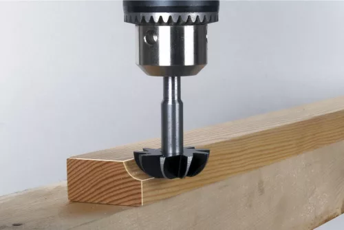 Wolfcraft félgömbölyűmaró r=10 35x11mm S=8mm, fúrógéphez