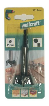 Wolfcraft erdészfúró 35 mm bit befogás