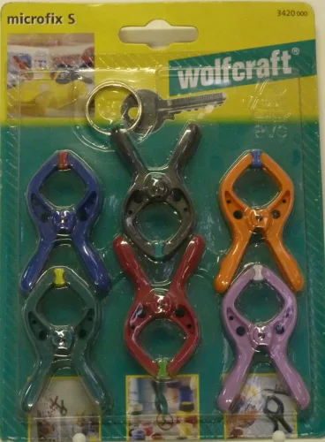 Wolfcraft microfix S kisakasztó kulcskarikával