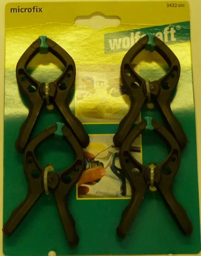 Wolfcraft microfix rugós szorító 4 db