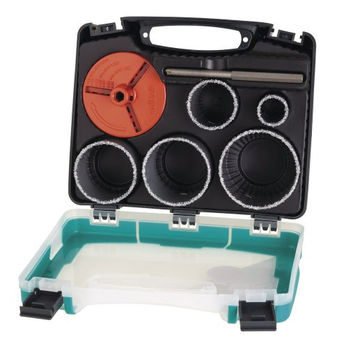 Wolfcraft HM koronafúró készlet 33,53,67,73,83 mm műanyagdobozban