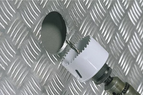 Wolfcraft lyukfűrészkészlet elektro- és szaniterinstallációhoz BiM 25,29,35,51,68mm + 2db hatszögszárú adapter