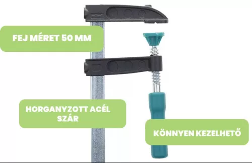 Wolfcraft csavaros szorító SZ 50-100