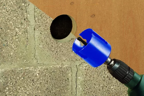 Wolfcraft univerzális lyukfűrész hatszögszárral és központfúróval, Ø50mm