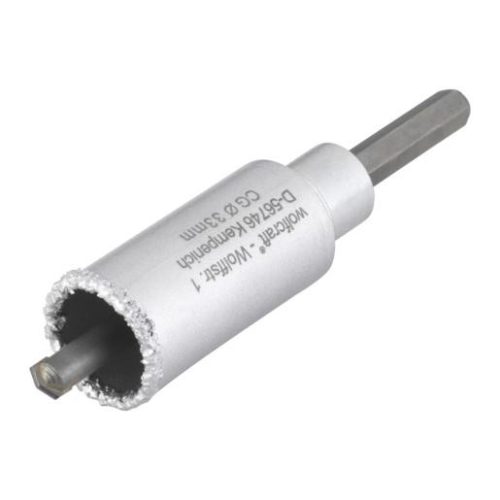 Wolfcraft lyukfűrész hatszögszárral és központfúróval, Ø53mm HM