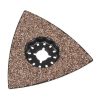 Wolfcraft csiszolótalp HM-szemcsés 80mm rezgőkéses gépekhez, Starlock