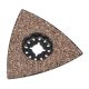 Wolfcraft csiszolótalp HM-szemcsés 80mm rezgőkéses gépekhez, Starlock