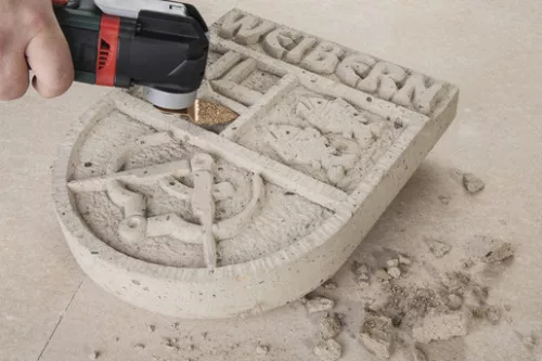 Wolfcraft csiszolótalp háromszög alakú, HM, rezgőkéses gépekhez (habarcs, beton)