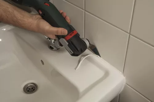 Wolfcraft fugakaparó univerzális, BiM, rezgőkéses gépekhez (szilikon, ragasztómaradék)