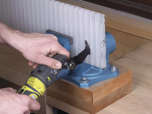 Wolfcraft merülőfűrészlap BiM 22mm rezgőkéses gépekhez (fa, fém, gipszkarton, műanyag, színesfém)