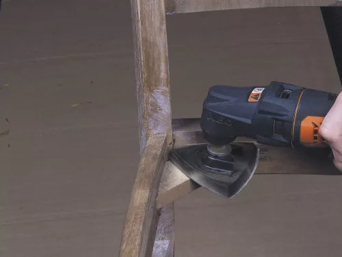 Wolfcraft deltacsiszoló talp tépőzáras csiszolólapokhoz 95mm, rezgőkéses gépekhez