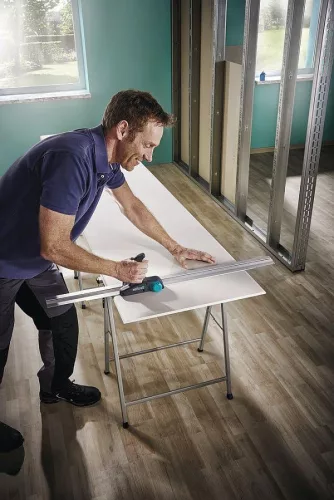 Wolfcraft vezetősínes gipszkartonvágó, 0.9 m