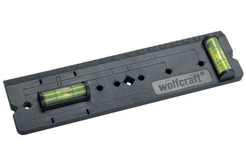 Wolfcraft gipszkartondoboz sablon vízszintezővel