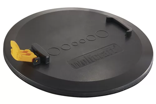 Wolfcraft kerek gipszkartoncsiszoló 225 mm, tépőzáras, teleszkópadapterrel