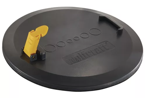 Wolfcraft kerek gipszkartoncsiszoló 225 mm, tépőzáras, teleszkópadapterrel