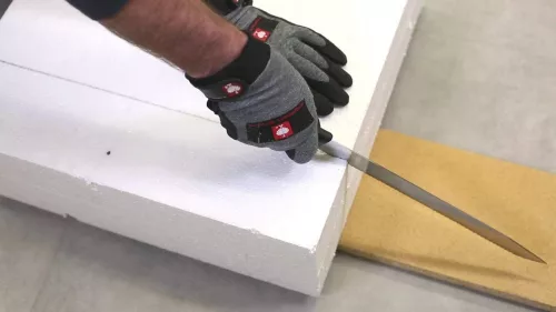 Wolfcraft szigetelőanyagvágó kés, 305 mm