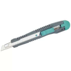Wolfcraft barkácskés 2K, nemesacél vezetőél, letörhető pengés, 9mm