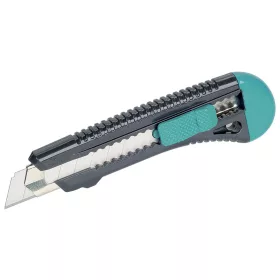 Wolfcraft törhető pengés kés 2K, nemesacél vezetőél, 18mm