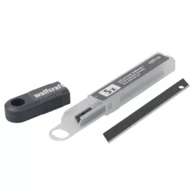 Wolfcraft törhető fekete penge, 9 mm, műanyag dobozban, 5 db