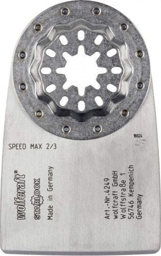 Wolfcraft Kaparópenge, 52 mm, HCS, rezgőkéses gépekhez, Starlock