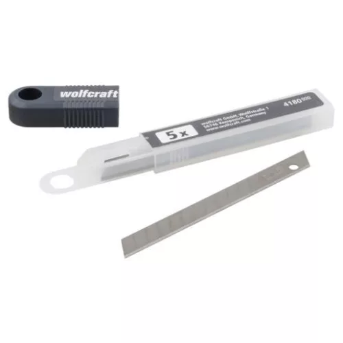 Wolfcraft letörhető penge, 9 mm, műanyag dobozban, 10 db