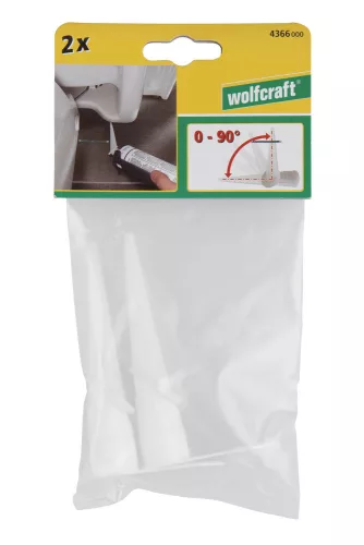 Wolfcraft állítható flexibilis kartuscsúcs 0-90° 2db