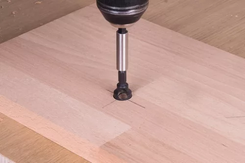 Wolfcraft süllyesztő WS 8mm 45°, hatszögszárú, spénelvezető furattal