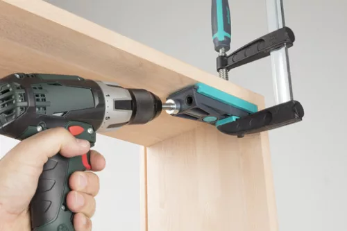 Wolfcraft csavarozókészlet rejtett csavarkötéshez undercover Jig