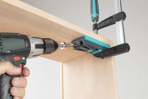 Wolfcraft csavarozókészlet rejtett csavarkötéshez undercover Jig