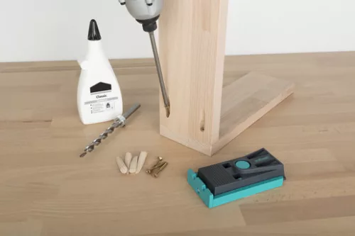 Wolfcraft csavarozókészlet rejtett csavarkötéshez, torx undercover Jig