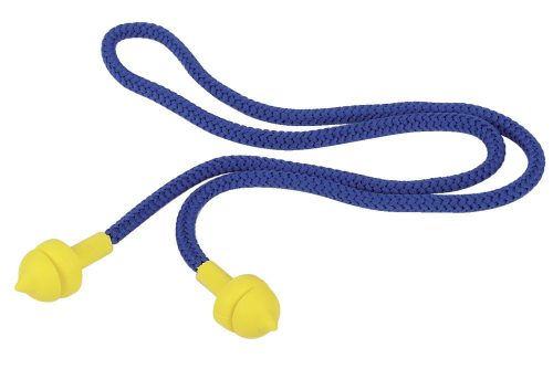 Wolfcraft Füldugó pár, többször használható, zsinóros, SNR 33 dB, EN 352-1:2002 (CE)