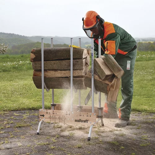 Wolfcraft fűrészbak tűzifa darabolásához