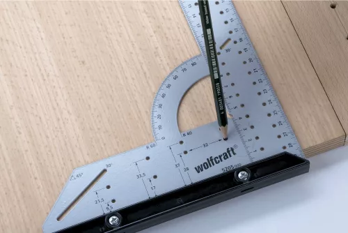 Wolfcraft univerzális szögvonalzó L=300 mm