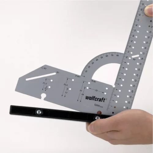 Wolfcraft univerzális szögvonalzó L=500 mm