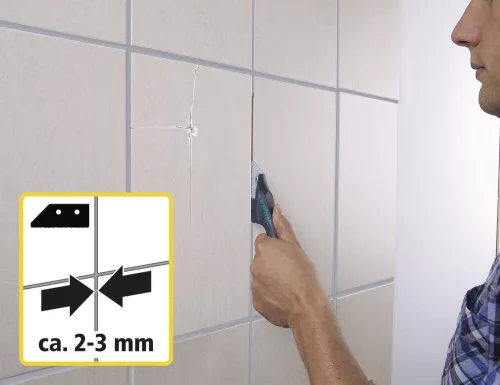 Wolfcraft görgős fugakaparó
